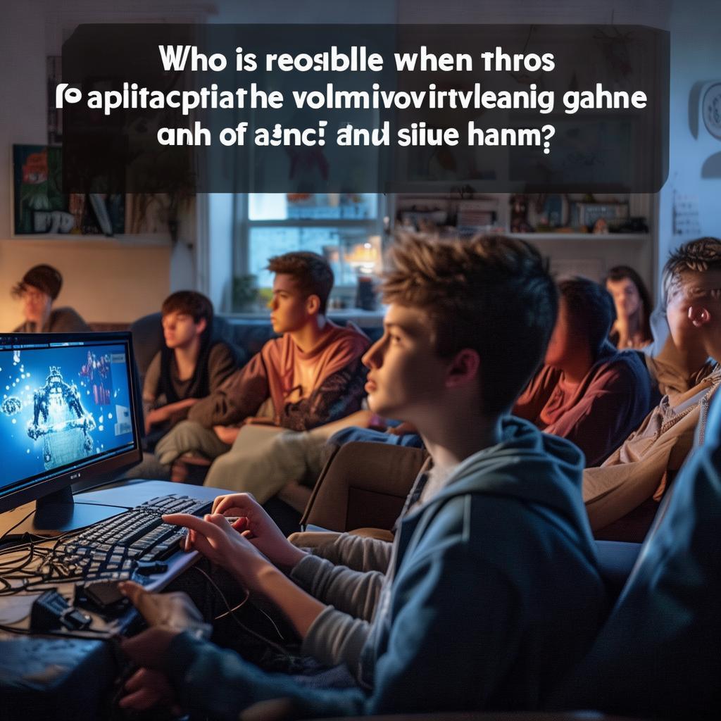 未成年人参与网络暴力游戏导致伤害谁担责？