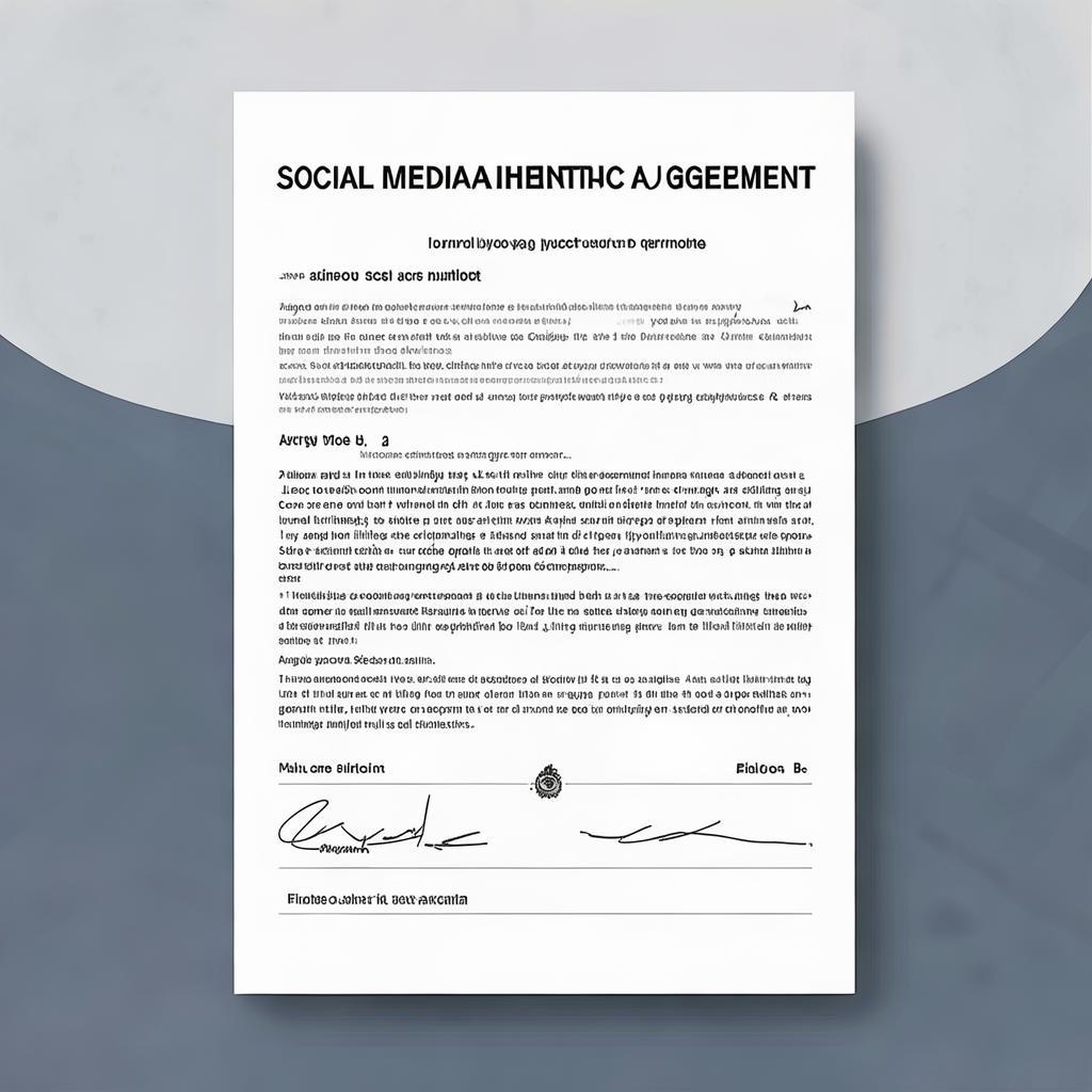 社交媒体账号继承协议范本