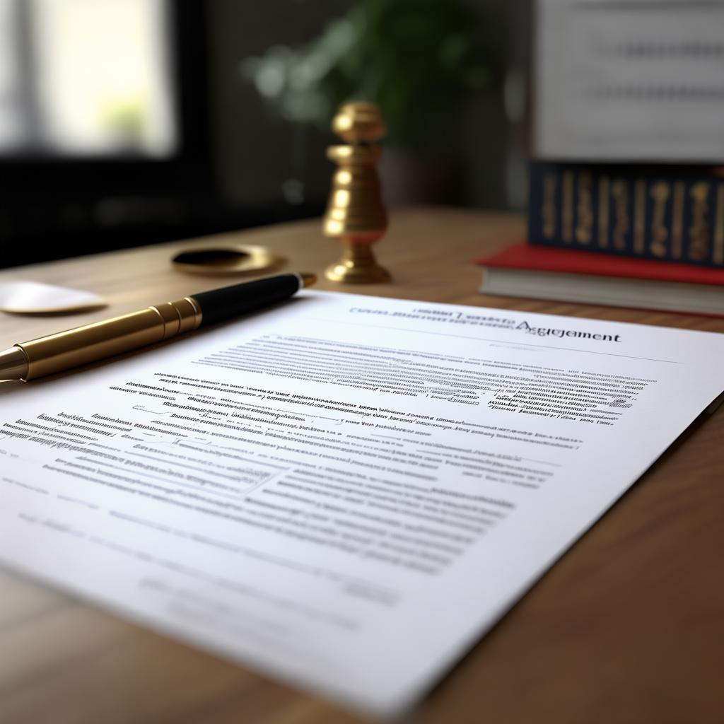 刑事谅解协议书范本