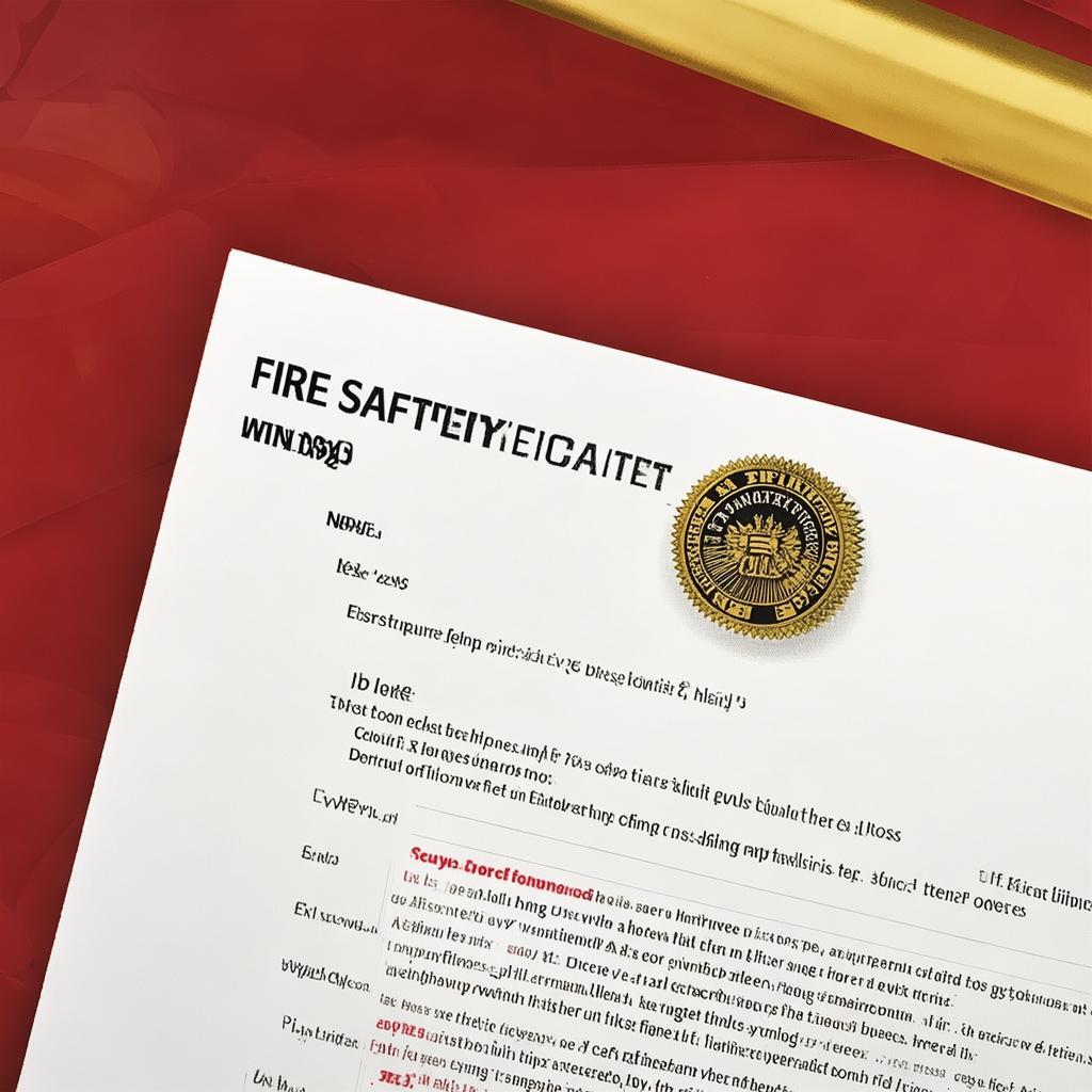 消防验收合格证明文件范本