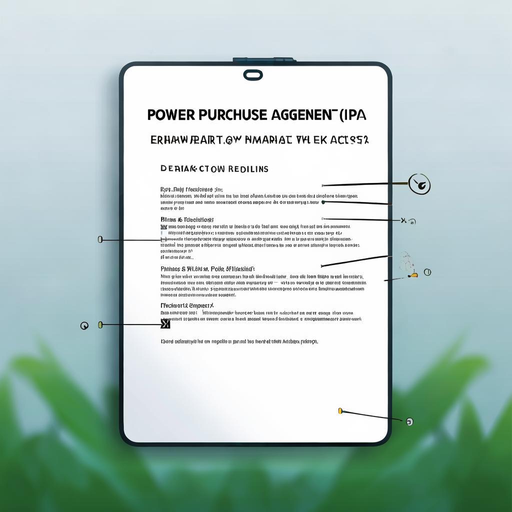 绿电采购PPA协议范本