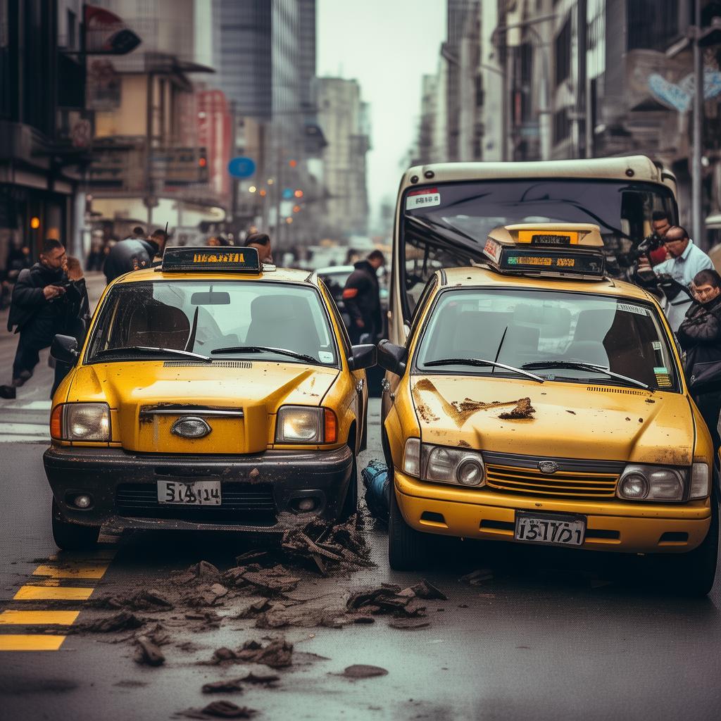 交通事故中出租车与公交车碰撞责任怎么划分?