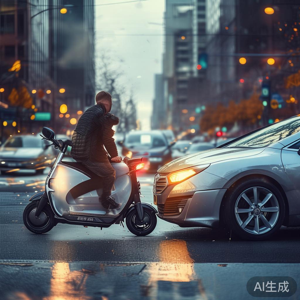 交通事故中电动车闯红灯与机动车碰撞，责任究竟怎么划分？