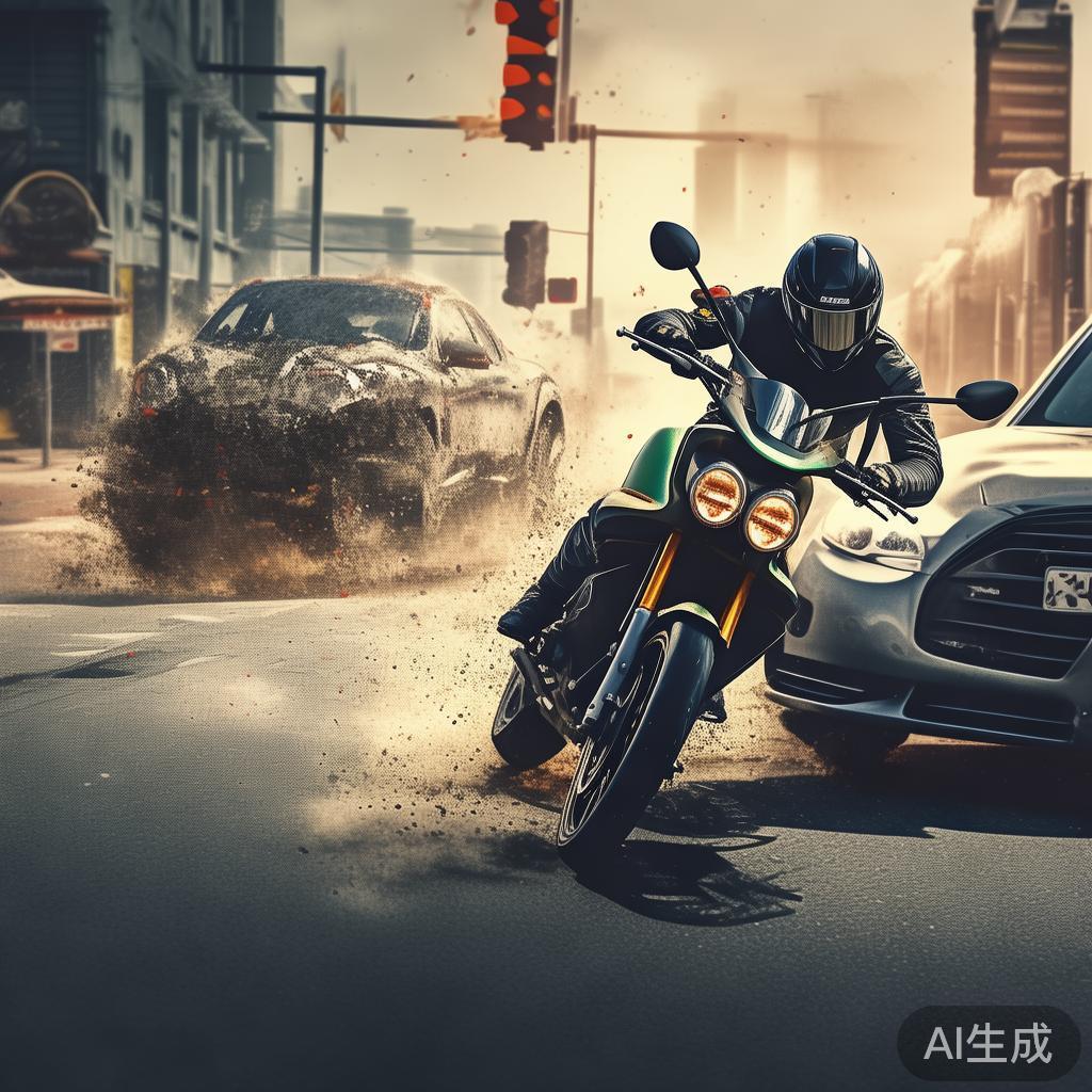 交通事故中摩托车与汽车相撞：摩托车方法律责任全解析